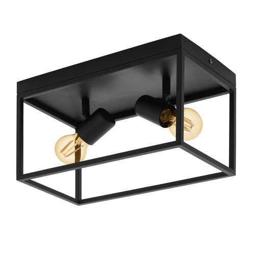 Plafonnier Silentina À 2 Lampes, 36x18 Cm