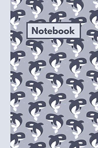 Cute Killer Whale Notebook: Patterned Orca Themed Composition Lined Journal, Ideal For Any Marine Biologist Or Ocean Fanatic. (Can Be Used As A Marine Biology Or Aquarium Log)