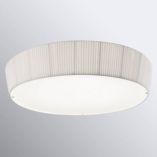 Bover Plafonet 95 - Plafonnier En Textile, Blanc