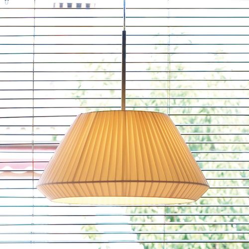 Bover Mei 38 - Suspension En Tissu Ronde, Crème