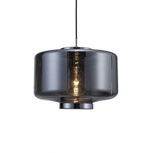 Suspension Jarras En Verre Ø 40 Cm, Chromé