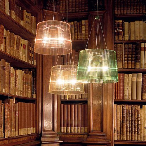 Kartell Gé Suspension Led Jaune