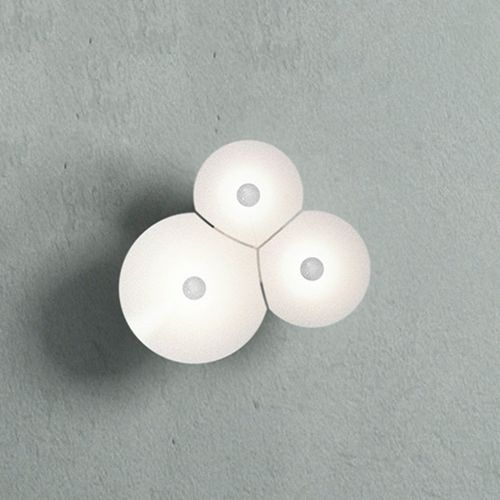 Luceplan Bulbullia Applique Led À 3 Lampes