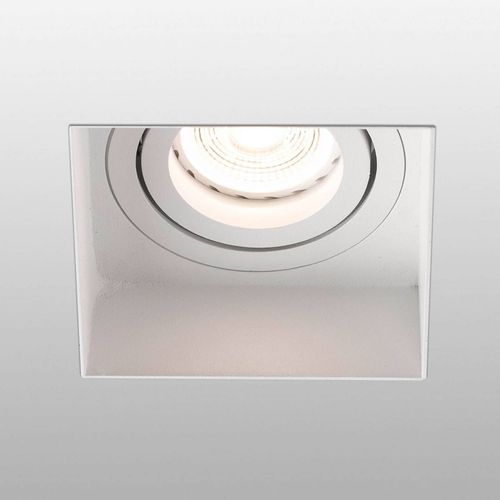 Spot Encastré Hyde 1 Lampe Carré Inclinable Blanc