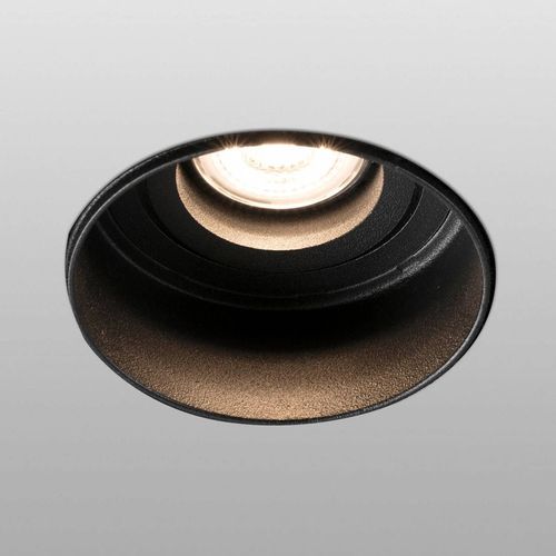 Spot Encastré Hyde 1 Lampe Rond Inclinable Noir