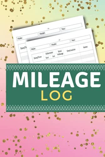 Mileage Log: Vehicle Simple And Efficient Hardback Logbook