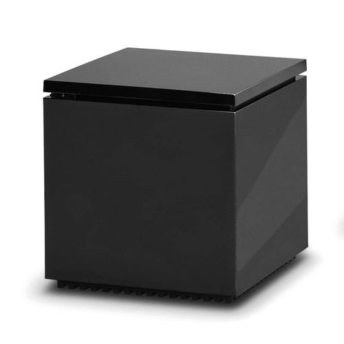 Lampe À Poser Led Cuboled Noire, Cubique