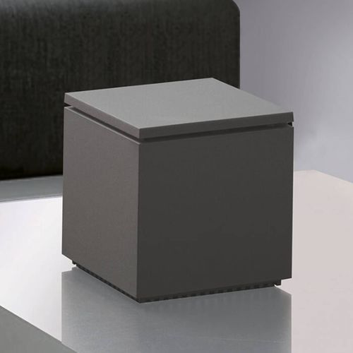 Lampe À Poser Led Cuboled Anthracite, Cubique