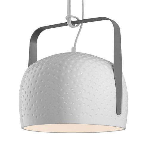 Karman Bag - Suspension Blanche Ø 32 Cm Structuré