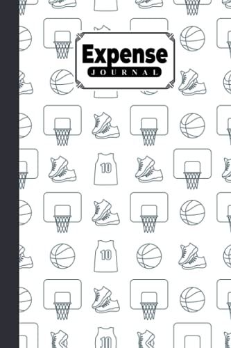 Expense Journal: Basketball Cover Expense Journal, Simple Accounting Ledger For Bookkeeping, 120 Pages, Size 6" X 9" Design By Daniel Lloyd