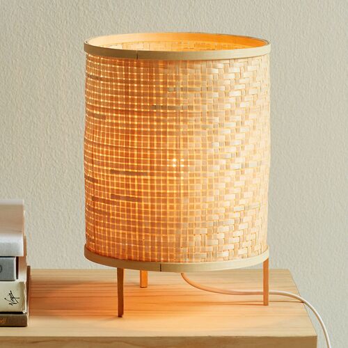 Lampe À Poser Trinidad En Bambou Naturel