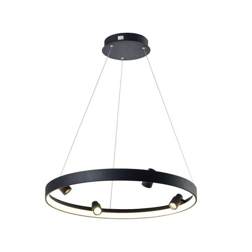 Suspension Led Denis, Circulaire Avec 4 Spots