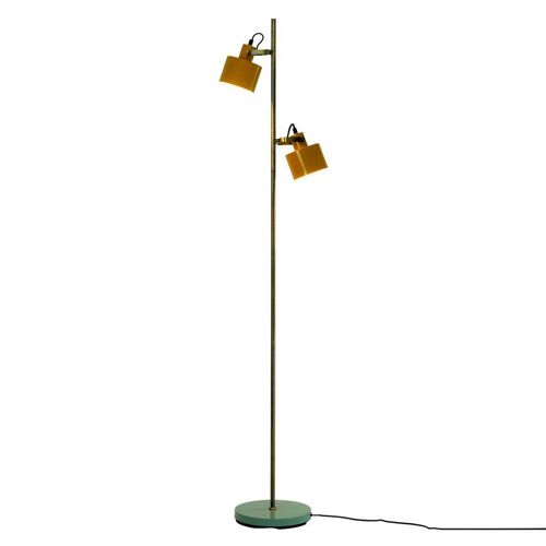 Dyberg Larsen Ocean Lampadaire Curry/Laiton/Turqu.
