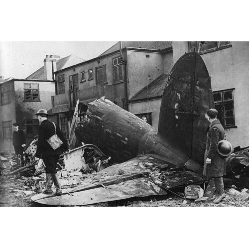 Ww2 - Bombardier Allemand Abattu En Angleterre