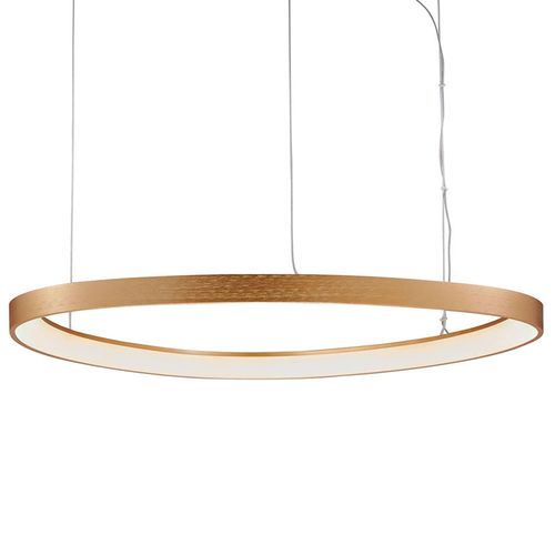 Suspension Led Loop, Dorée, Ø 80 Cm