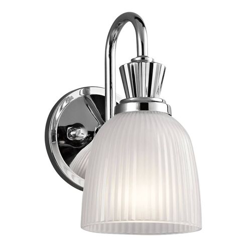 Applique Salle De Bain Led Cora Verre Rainuré