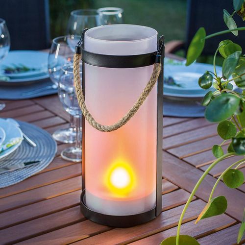 Lampe Solaire Jasmin Effet Flamme