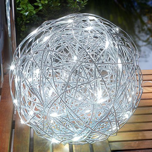 Lampe DExtérieur Led Solaire Alu-Wireball