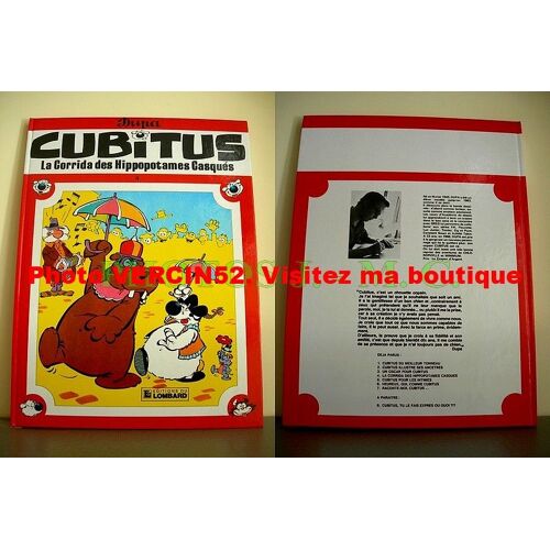 La Corrida Des Hippopotames Casques- Cubitus N° 4