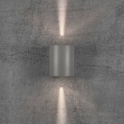 Applique D'extérieur Led Canto 2, 10 Cm, Grise