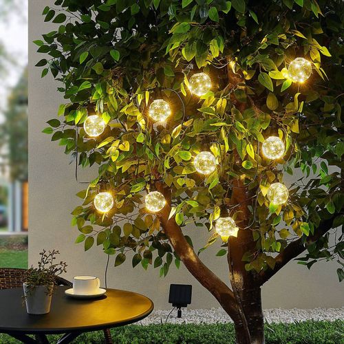 Lindby Grischa Guirlande Led Solaire, À 10 Lampes