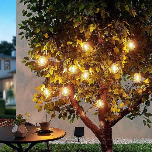 Lindby Jalte Guirlande Led Solaire, À 10 Lampes