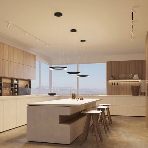 Arcchio Albiona Suspension Led, 1 Anneau, 40 Cm