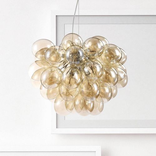 Suspension Balbo En Brun-Jaune