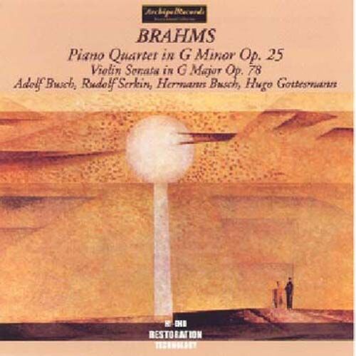Quatuor Pour Piano En Sol Mineur Opus 25, Sonate Pour Piano En Sol Majeur Opus 78