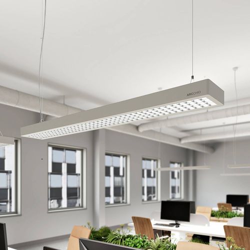 Suspension Bureau Led Susi Dimmable Dali, Argentée