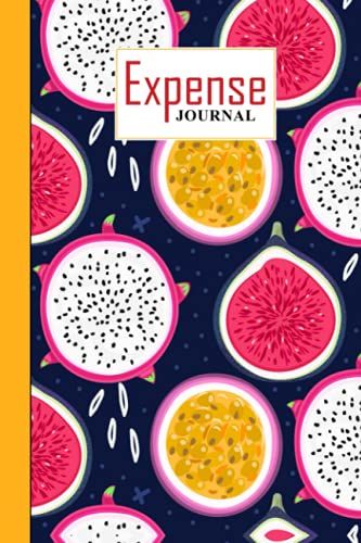 Expense Journal: Expenses Notebook Dragon Fruit Cover, Small Money Tracker Journal - Daily Expenses Log Book | 120 Pages, Size 6" X 9" By Guenter Born