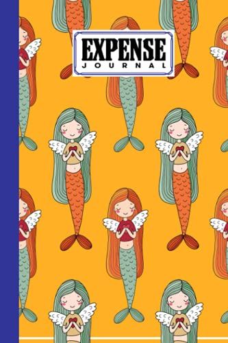 Expense Journal: Premium Mermaid Cover Expense Journal, Simple Accounting Ledger For Bookkeeping, 120 Pages, Size 6" X 9" By Mary Folan