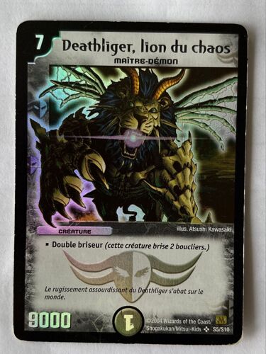 Duelmasters 2004 Carte Rare Deathliger Lion Du Chaos  Cotation 199€