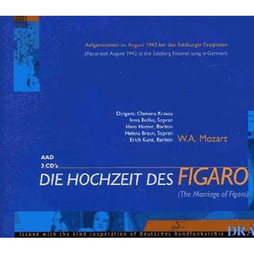 Les Noces De Figaro, Opéra En 4 Actes K.492