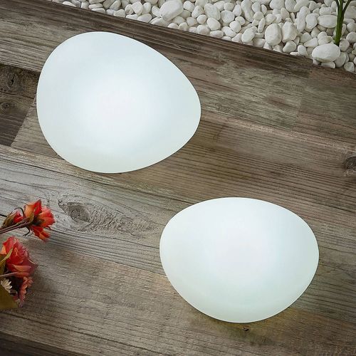 Lindby Pebbla Lampes Déco Solaire Led, Lot De 2