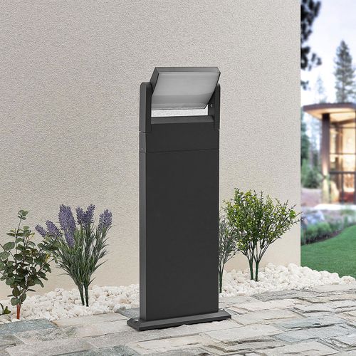 Lindby Cathalena Borne Lumineuse Led En Gris Foncé