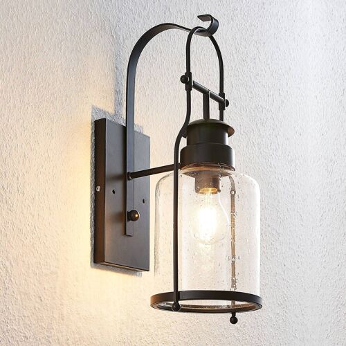 Lindby Rozalie Applique, Lanterne, Noire