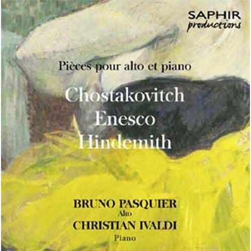 Concertstück Et Sonates Pour Alto Et Piano D'enesco, Chostakovitch Et Hindemith