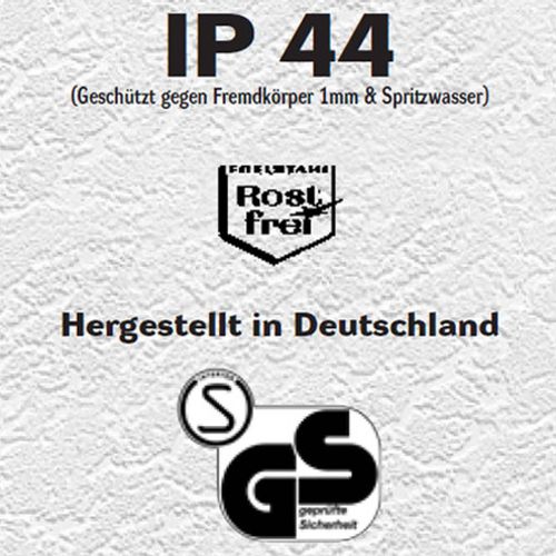 Chic Applique D'extérieur Quadrat Sans Capteur