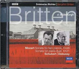 Britten A Aldeburgh Vol. 1 : Piano De Mozart, Schubert & Debussy 1965-1967 Richter
