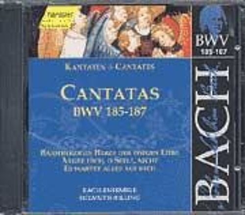 Cantates Rilling : Cant. D'eglise Bwv 185 À 187 Bach Collegium Stuttgart