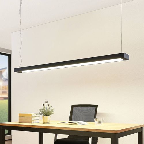 Arcchio Cuna Suspension Led Noire, Angulaire 162cm
