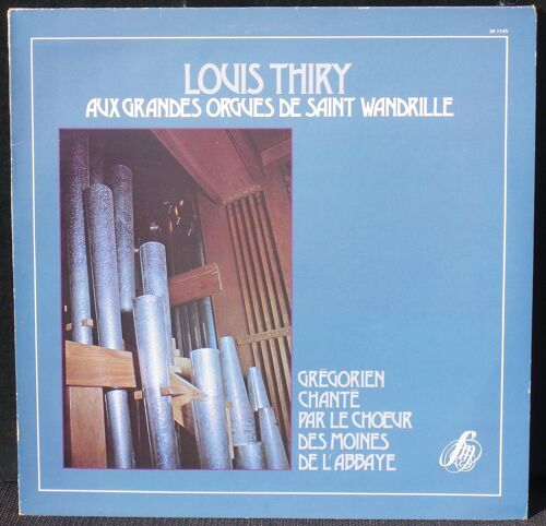 Louis Thiry Saint-Wandrille Orgues Haerpfer-Erman Lp & Cv Nm Clearaudio Cleaning