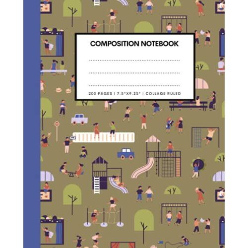 Exercise Primary Story Journal: Notebooks Composition, Compositions Notebook, Notebook Composition Notebook, 200 7.5x9.25 Primary Ruled Pages With Picture Space