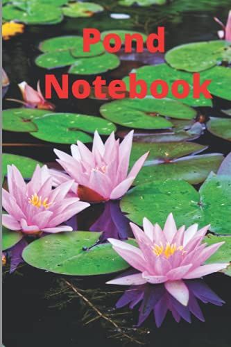 Pond Notebook: 120 Pages Of Lined Blank Paper