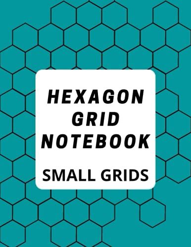 Hexagon Grid Notebook: Hexagonal Graph Paper: Small Grids: 8.5 X 11: 120 Pages.: Hexagonal Graph Paper For Chemistry.