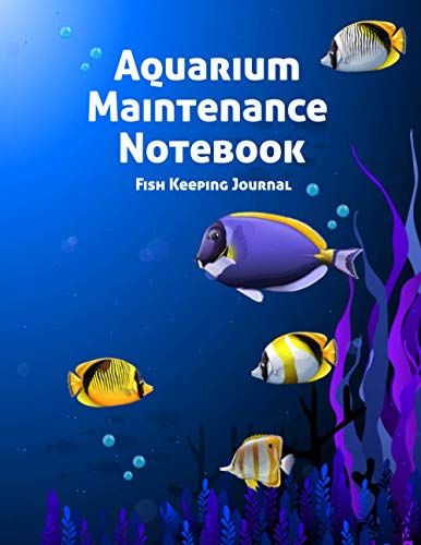 Aquarium Maintenance Notebook Fish Keeping Journal: Tank Aquarium Log Book | Gold And Purple Fish (Aquarium Fish Maintenance)