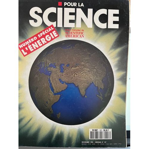 Pour La Science Magazine 11/1990 Energie Numéro Spécial