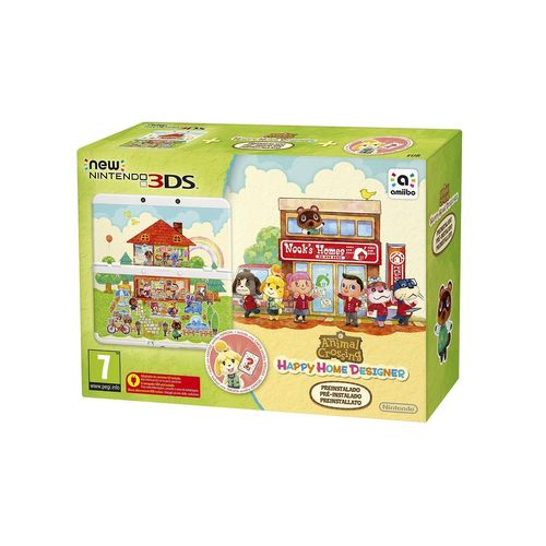Console New Nintendo 3ds + Animal Crossing : Happy Home Designer Préinstallé