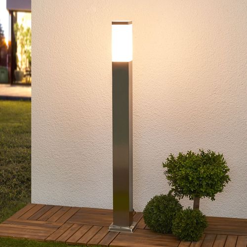 Borne Lumineuse Rectangulaire Lorian En Inox